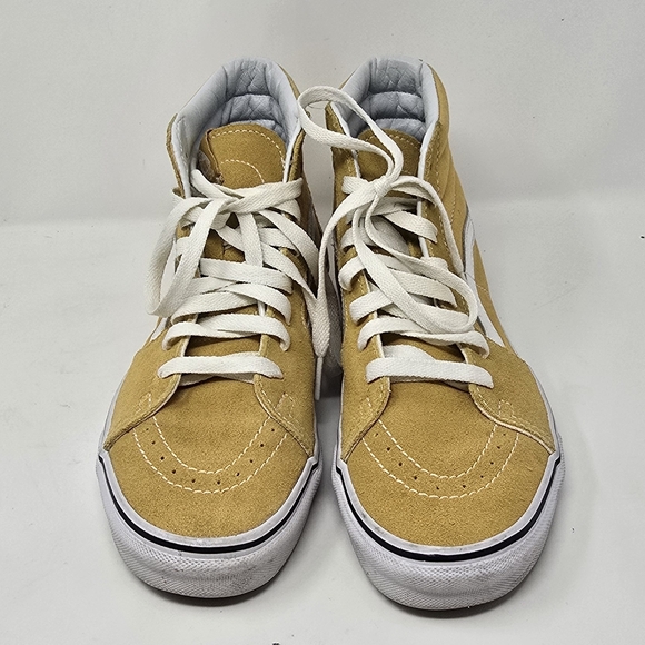 Vans SK8 Hi-Off The Wall Yellow UNISEX W 8.5 Men 7 Skateboarding grungecore, sma - Picture 3 of 10
